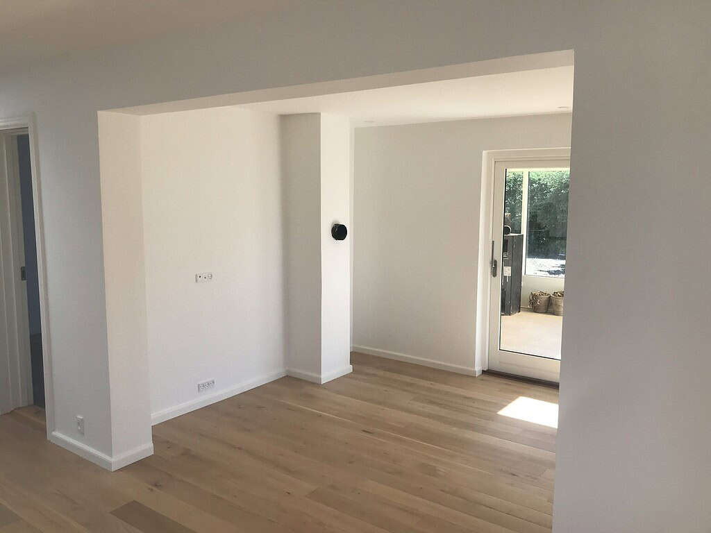 nyt parketgulv hos kunde